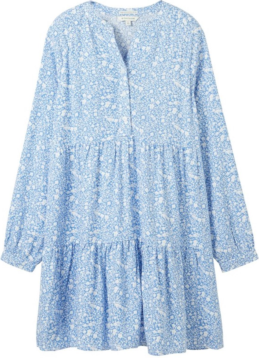 TOM TAILOR allover printed cutline dress Meisjes Jurk - Maat 170