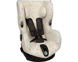 Autostoelhoes Geschikt voor Maxi Cosi Axiss - Maxi Cosi Hoes Groep 0-1 - Zacht Katoen - Perfecte Pasvorm - Safari