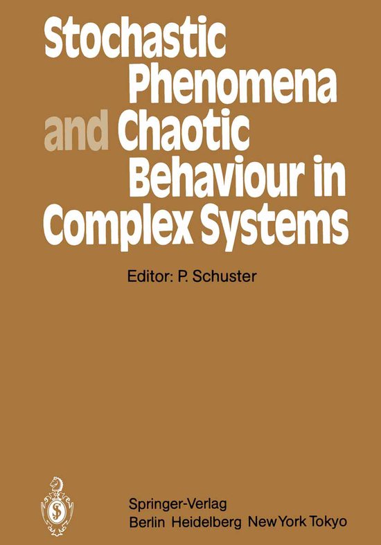Stochastic Phenomena and Chaotic Behaviour in Complex System ... - cover