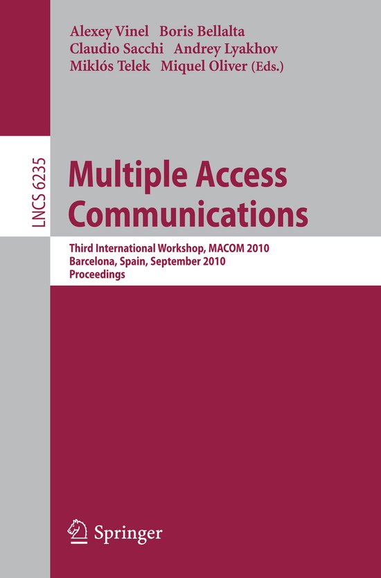 Multiple Access Communications - cover