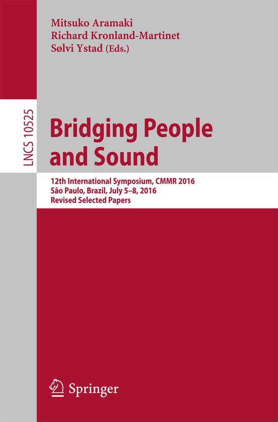 Lecture Notes in Computer Science10525- Bridging People and  ... - cover
