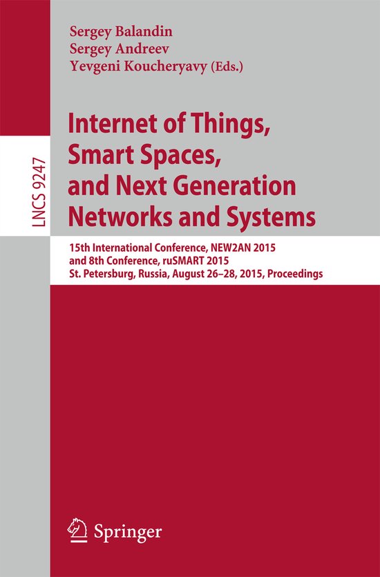 Internet of Things Smart Spaces and Next Generation Networks ... - cover
