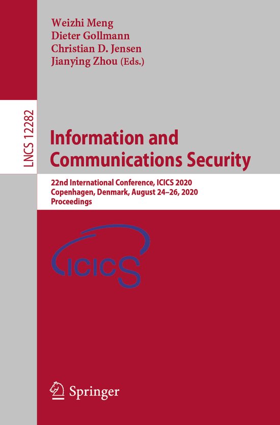 Information and Communications Security - cover