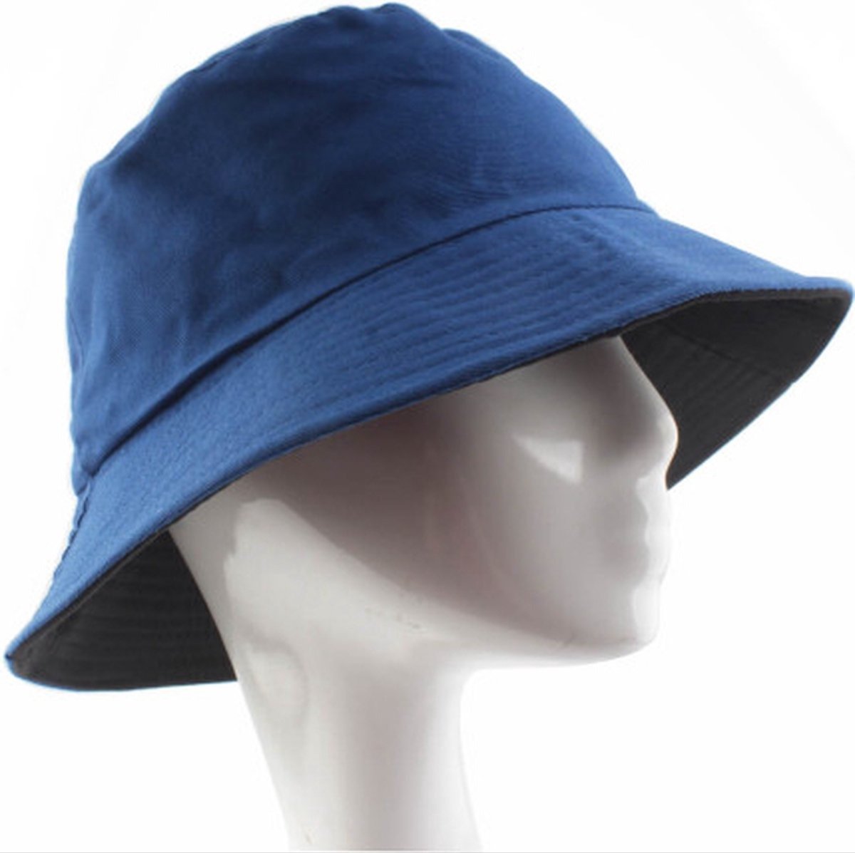 *** Hoed Festival Zomer - Bucket Hat - Vissershoedje - Blauw - Zonnehoed - van Heble® ***