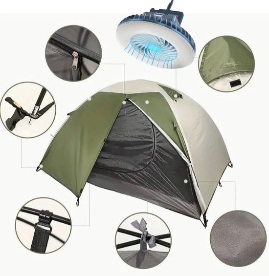 VEVOR Fiets Tent Garage Fietsenstalling voor 3 4 Fietsen 203x122x169cm