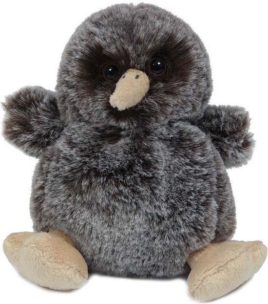 Keel Toys pluche Chimpansee aap knuffeldier - zwart/bruin - hangend - 50 cm | Fun en Feest