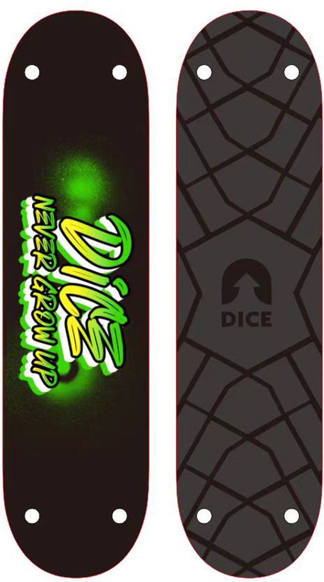 DICE Skateboard schommel Zwart