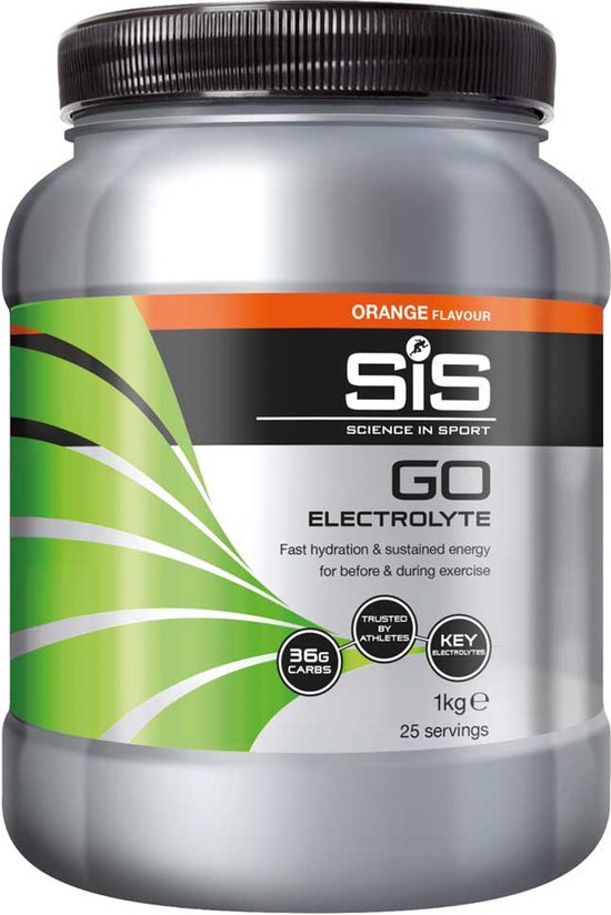Science in Sport - SIS Energy Drink - Go Electrolyte - Électrolytes + Glucides - 1kg - Goût Orange