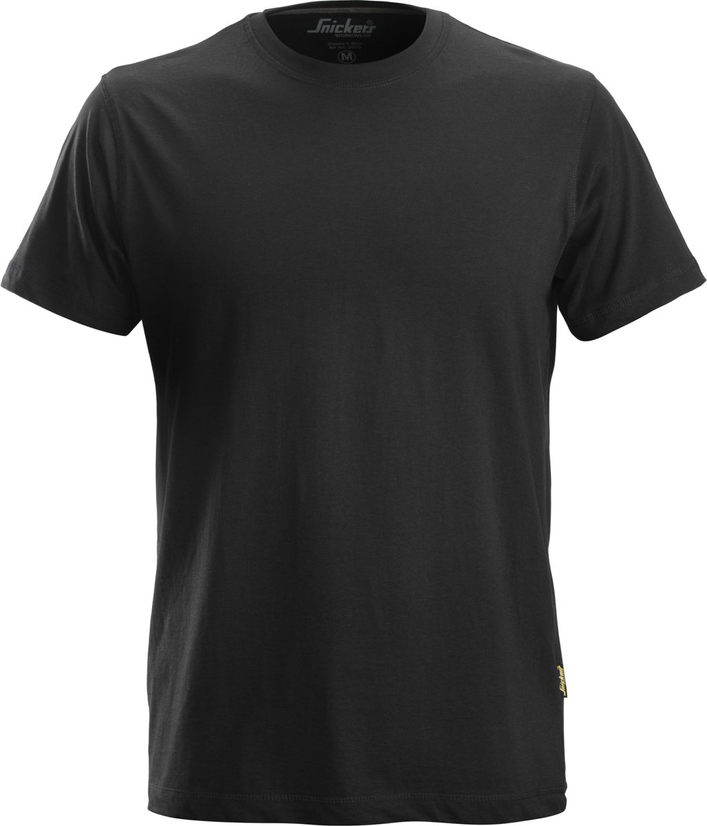 Snickers 2502 Classic Werk T-shirt - Katoen - Maat XXXL - Zwart