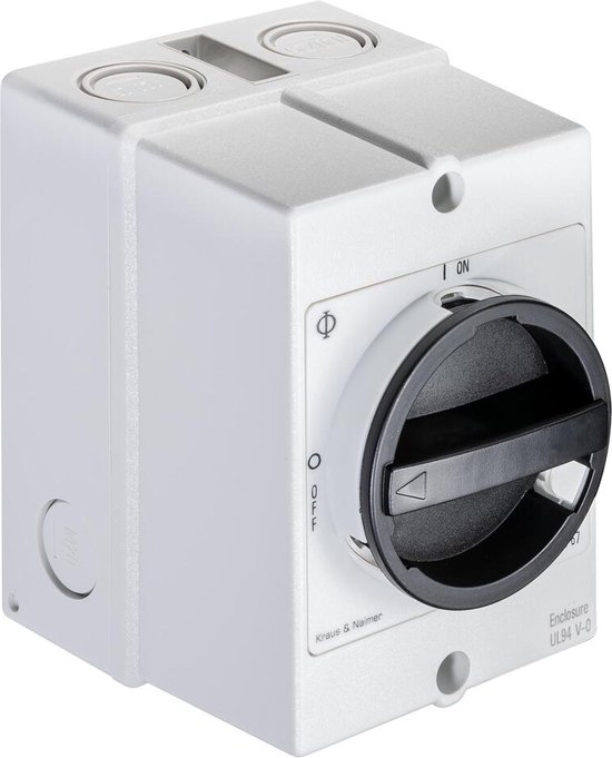 Kraus & Naimer KG10.T103/40.KS51V Coffret de proximité refermable 20 A 1 x 90 ° noir 1 pc(s)