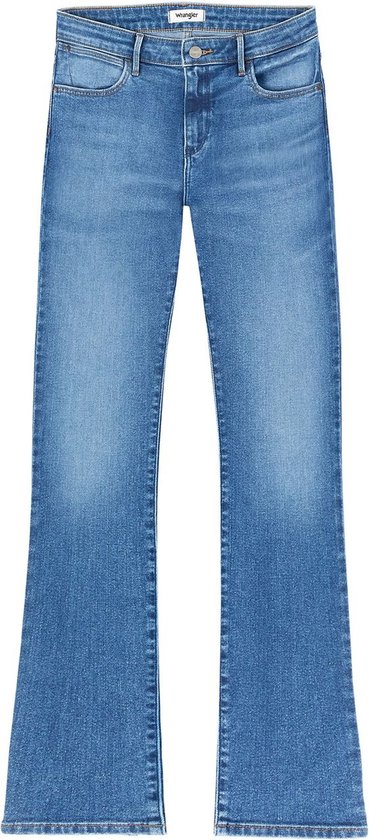 Wrangler Dames Jeans Broeken BOOTCUT bootcut Fit Blauw 29W / 30L Volwassenen