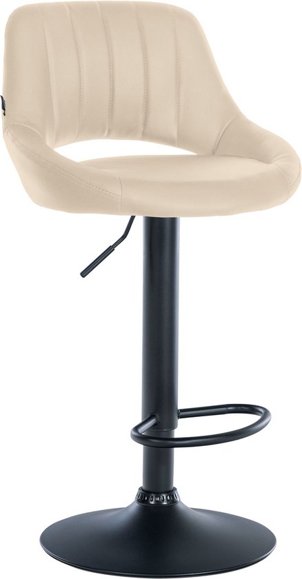 CLIPOP Barkruk, set van 2 kunstleer, barstoel met rugleuning, moderne barstoelen, keukenkruk, barkruk, barkruk met voetensteun, metaal, lichtgrijs