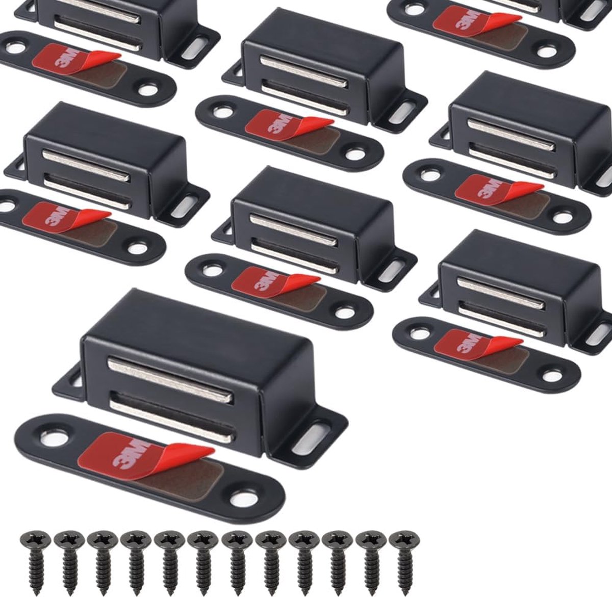 20 Pièces Armoire Aimants Magnétique Porte Fermeture Attraper Pour Cuisine Salle De Bain Armoire