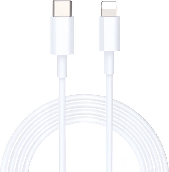 USB-C naar Lightning Kabel - 1 Meter - Geschikt voor iPhone (12,13,14) & iPad - Oplader Kabel - Lader - Kabel - Oplader - Merkloos