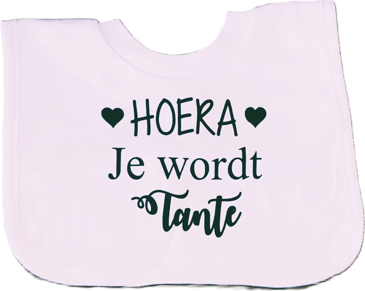 Goedkoopste Baby slabbetje cadeau tekst tante worden hoera fles zwangerschap bekendmaking aankondiging voor de liefste aanstaande geboorte gaat worden jullie worden zwangerschapsaankondiging
