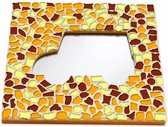 Mozaiek pakket Spiegel Auto Bruin-Oranje-Geel