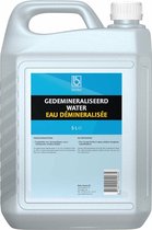 Bleko Accuwater/Demiwater - gedemineraliseerd water - fles 5 liter- water zonder zouten - voor ruiten/strijkijzer/auto en meer