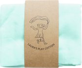 Laura’s Play Cotton - Speeldoek - Lichtgroen - 90 x 90 cm - Jongleersjaaltje - Jongleerdoekje - Speelzijde - Organisch Katoen