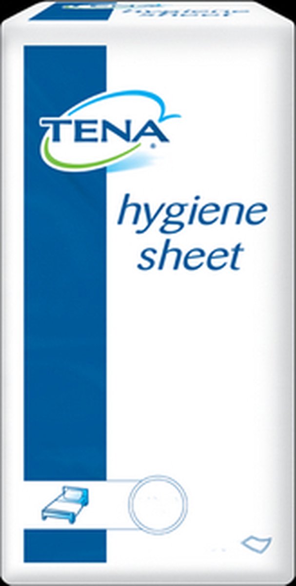 Tena Hygiene Sheet - 100 protections 80 x 175 cm - 1 paquet de 100 alèses