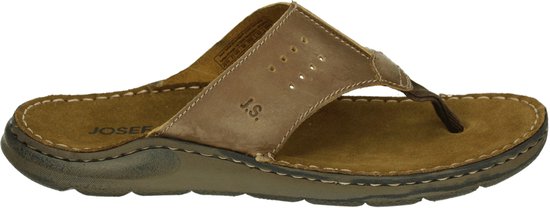 Josef Seibel MAVERICK 05 - Heren slippers - Kleur: Cognac - Maat: 39