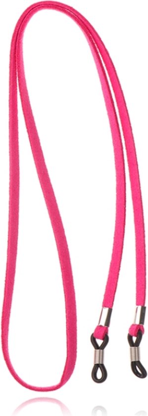 LGT Jewels Roze Elastisch PU Leren Koord voor Zonnebril of Leesbril