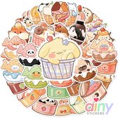 Ainy Sweet Foodie eten Stickers 40 stuks voor bullet journal, fotoalbum, laptop, telefoon, waterfles en zelfs als muursticker of geschenksticker. Beloningsstickers / knutselen stickervellen voor kinderen en volwassenen