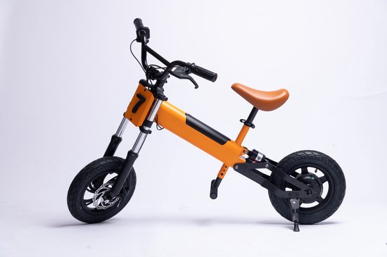 C1 kinderen E-bike 200 watt motorvermogen maximale snelheid 25 km/u 12 inch maximale belasting 70 kg