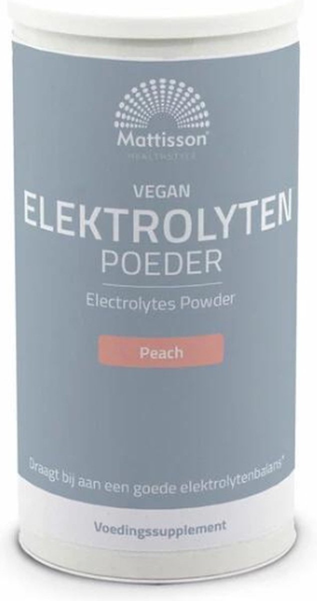 Goedkoopste Mattisson - Elektrolyten Poeder Peach - Electrolytes - 300g