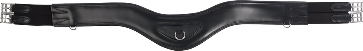Horsegear Singel Horsegear Hgluxe Leather Zwart