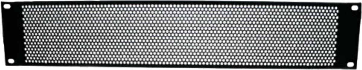 Adam Hall 87223VR - 19" U-Lüftungsblende 3HE, Rundloch - Rack paneel