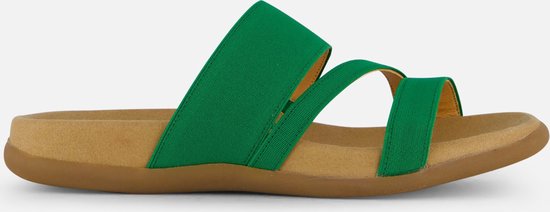 Gabor 43.702.89 - dames slipper - groen - maat 37 (EU) 4 (UK)