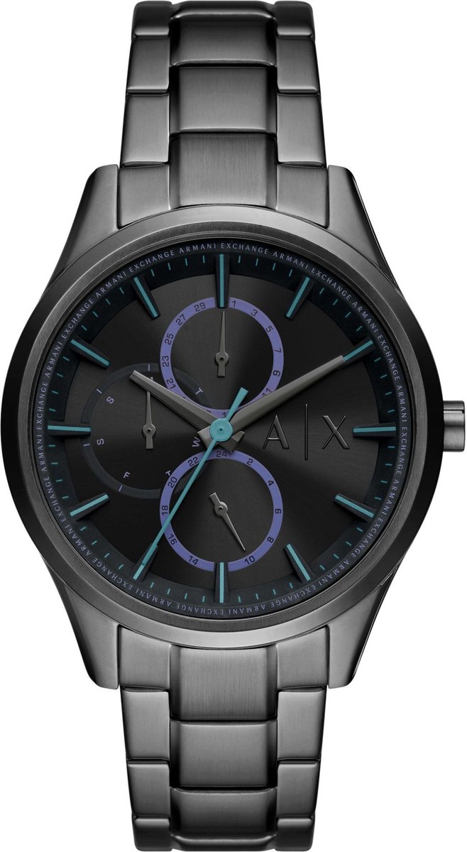 Armani Exchange Dante AX1878 Horloge - Staal - Zwart - Ø 42 mm