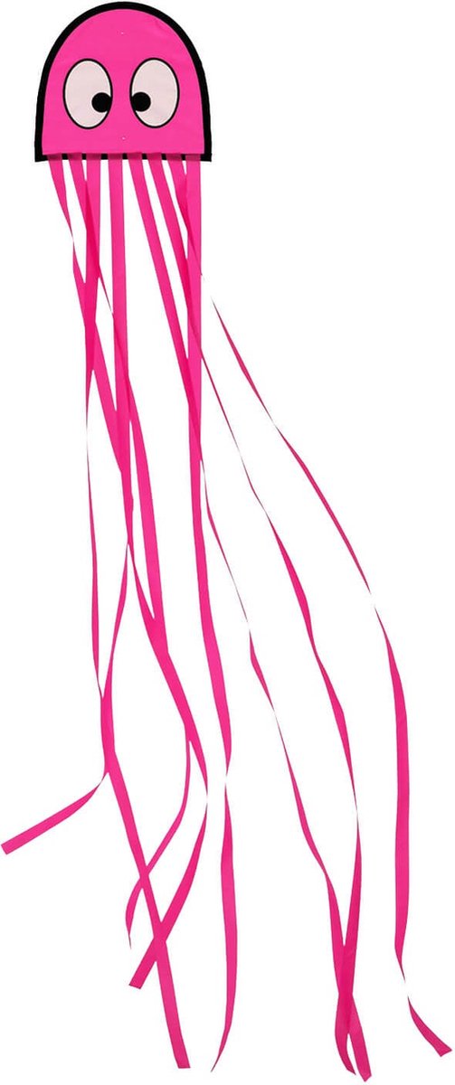 Kindervlieger Wolkensturmer Mini Octopus Pink 1177 Roze 150 x 22 cm