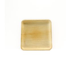 Palmblad bord 20x20cm - 100 stuks - Biologisch Afbreekbaar - Milieuvriendelijk - Wegwerp