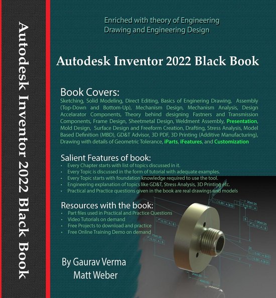 Autodesk Inventor 2022 Black Book - cover