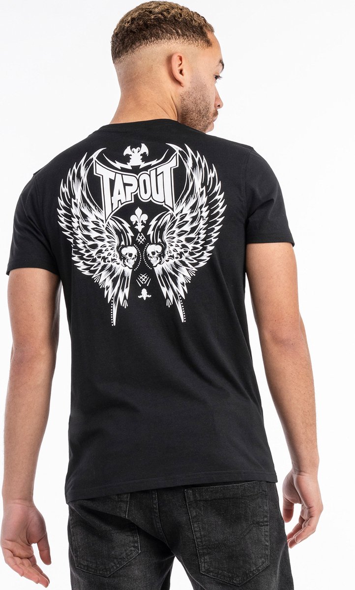 Tapout T-Shirt Mask Tee T-Shirt normale Passform Black/White-S