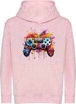 Comfortabele Playstation hoodie roze maat XL