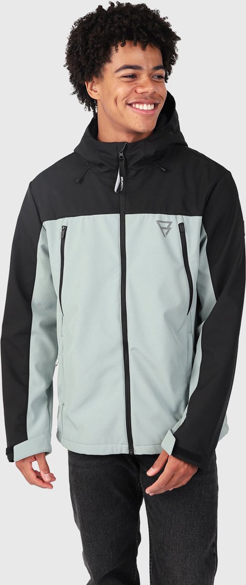 Brunotti Balias Heren Softshell Jacket Grijs