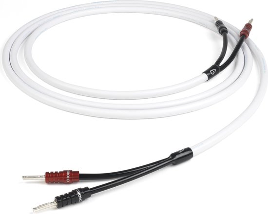 Foto: The chord company c screenx luidsprekerkabel high purity ofc 1 5mm2 awg16 banaanpluggen stereoset 2 stuks 2 5 meter