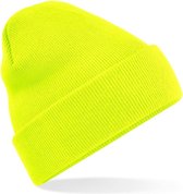 Finnacle - Beanie - Muts - Gehaakte - Hippe muts - Wintermuts - Winter accessoire - Koud hoofd - Neon geel