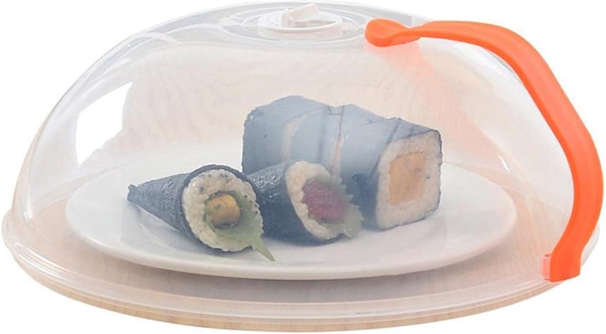 Magnetronbord deksel 26 cm keuken koken transparante dop spatwaterdicht voedselbescherming