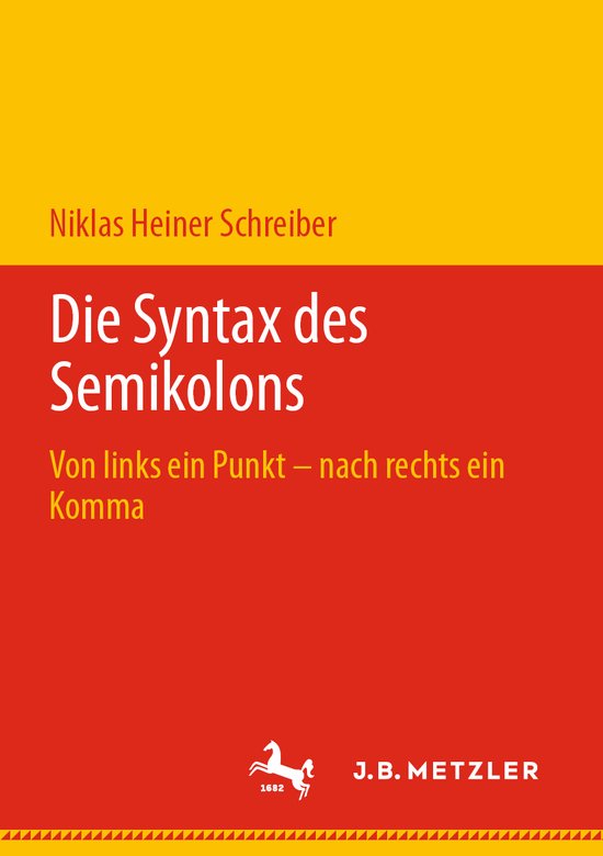 Die Syntax des Semikolons - cover