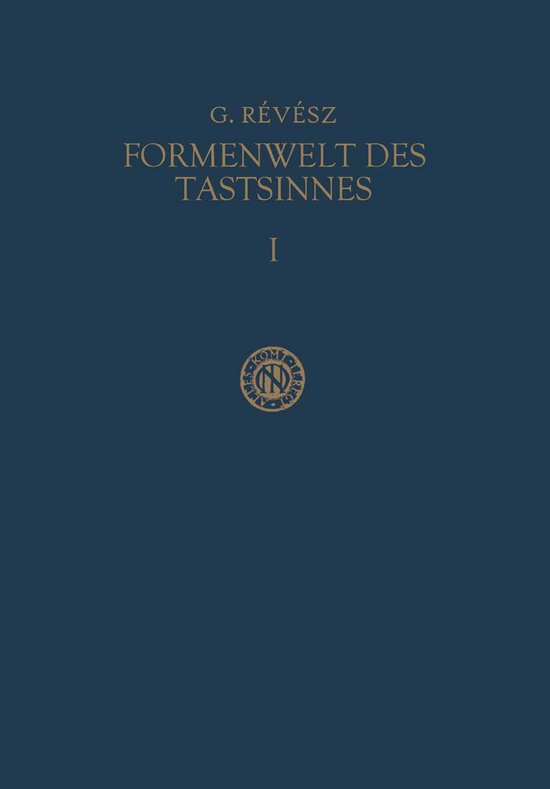 Die Formenwelt des Tastsinnes - cover
