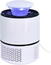 Luxe Elektrische Muggenlamp - UV Vliegenlamp - Insectenverdelger - Stijlvol Wit - Gemakkelijke USB Aansluiting
