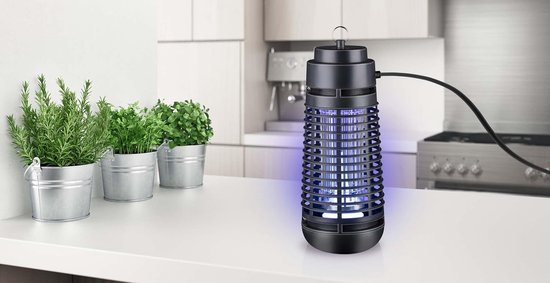 4 Stuks Muggenlamp – Elektrische Insectenverdelger Met UV-LED – Stekker & Fysieke Methode – Giftvrij – Voor Slaapkamer, Keuken & Balkon
