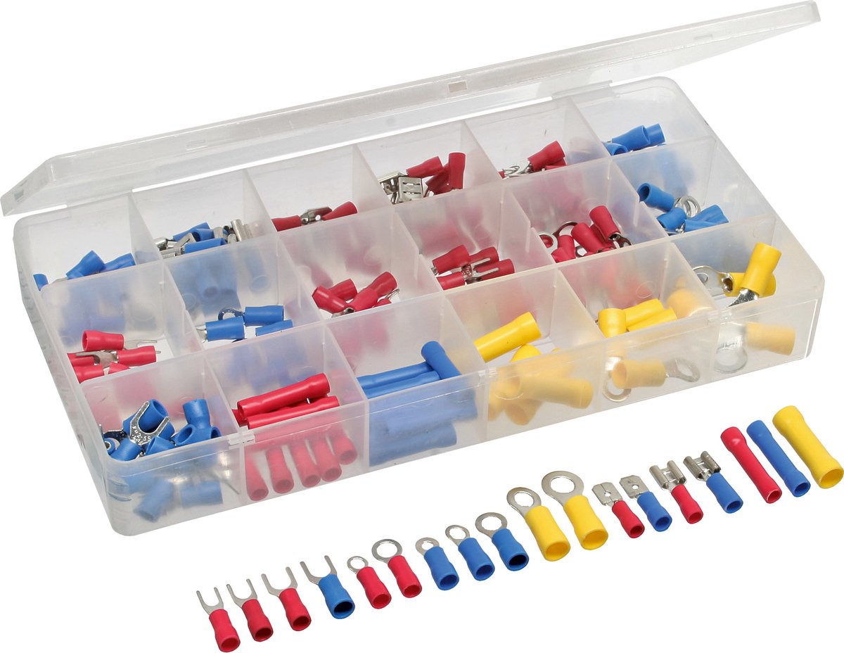 Kabelschoen assortiment - 18 soorten / 200 stuks