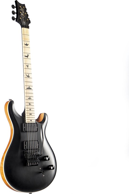 Foto: Prs dustie waring ce24 floyd black top custom elektrische gitaar