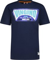 Vingino T-shirt Hefor Jongens T-shirt - Dark Blue - Maat 164