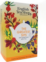 English Tea Shop - The Greatest Sips - Say Somthing With Tea - assortiment - biologisch - 20 theezakjes
