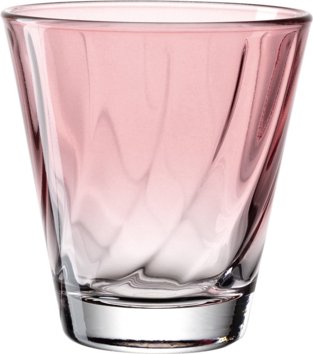 Leonardo Drinkglas 215ml red TWIST - SET/4